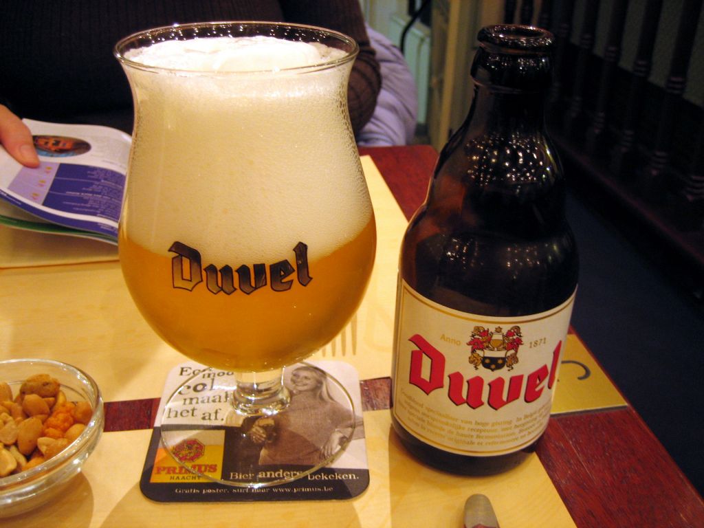 Thinking about it, maybe Duvel is more like Belgian Fosters than Leffe? I think Leffe might be more of a London Pride.
