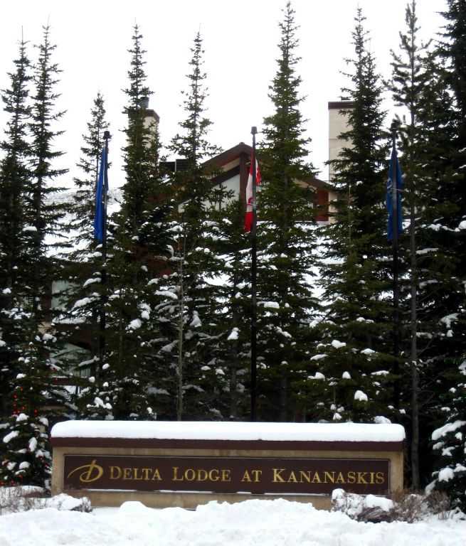 Finally we made it to the Delta Lodge at Kananaskis, where we had a very nice lunch.