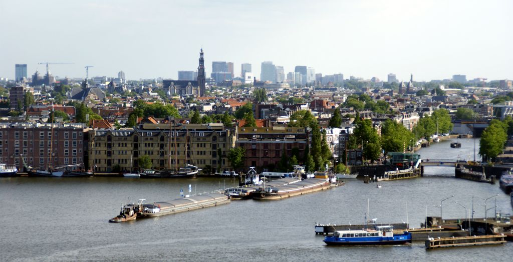 We got some nice views of Amsterdam as Arcadia left port. It was handy being on the top deck of a ship that was taller than practically everything within 50 miles (due largely to the soft, reclaimed ground that Amsterdam is built on, which does not facilitate the construction of anything more than about 15-20 floors).