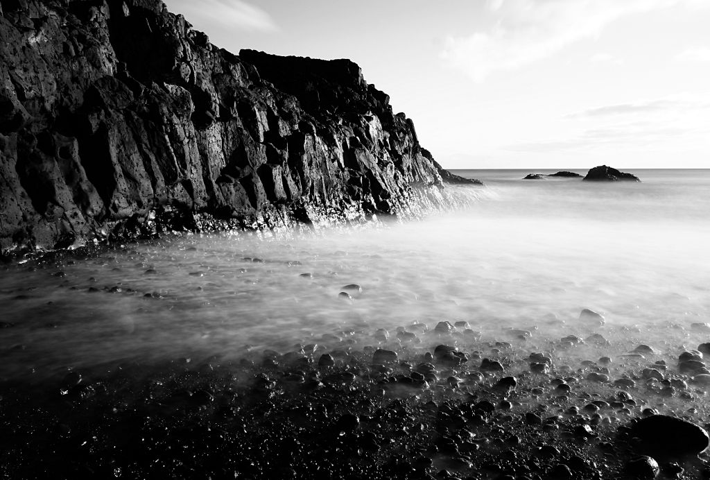 I dropped Judith off at the hotel and headed back to Playa Echentive (the rocky beach we visited on Sunday) to take a few photos. This is an ND10 effort of the rocks at the southern end of the beach.