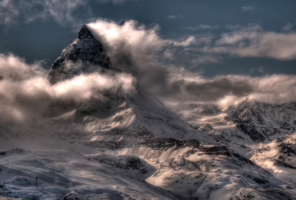 Clouds on the Matterhorn. I think this is probably my favourite photo of the week.