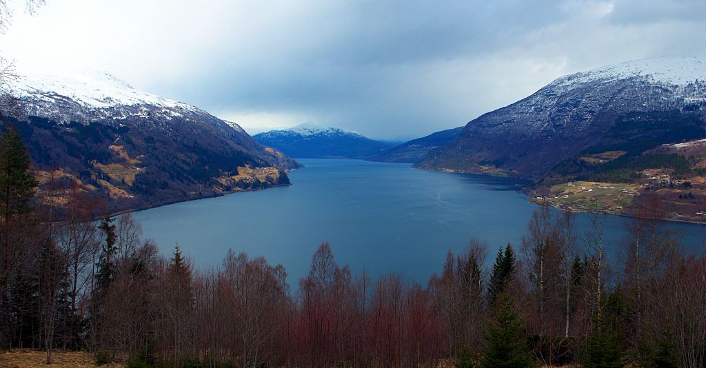 The views of the fjord from the trail are wonderful.