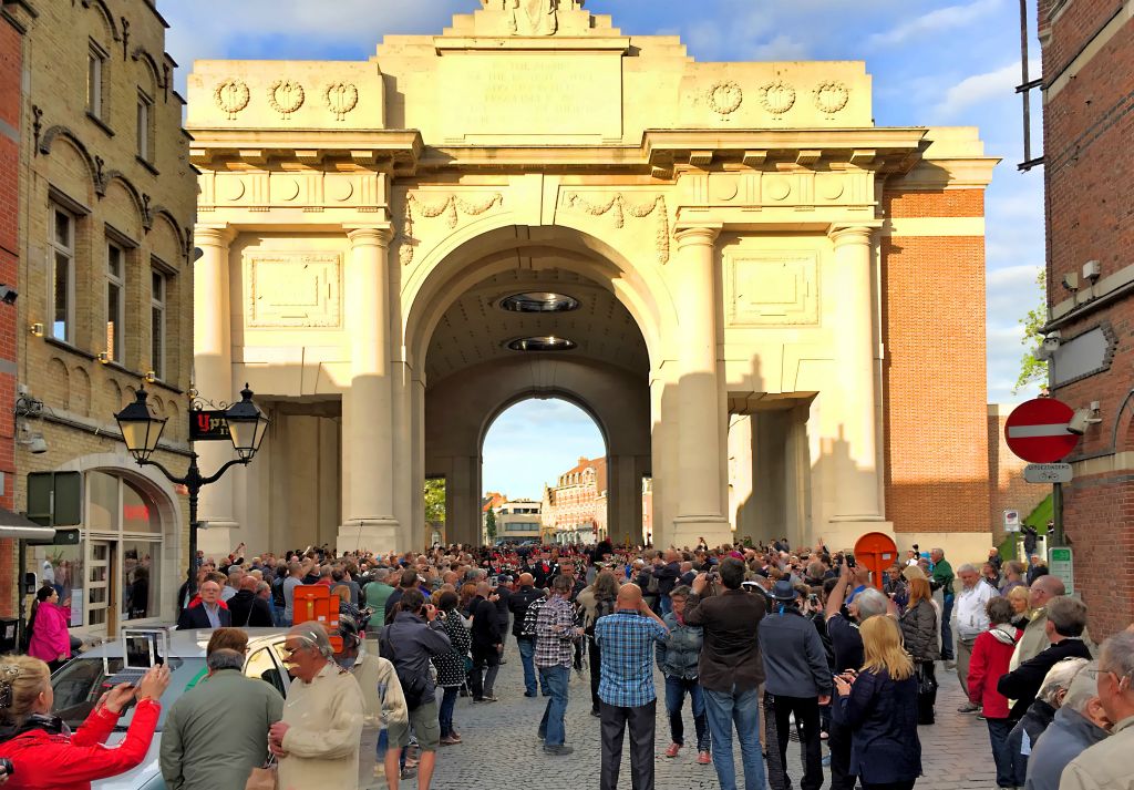 There was also just time to catch the end of the Last Post at the Menin Gate, which is held at 8pm every day.
