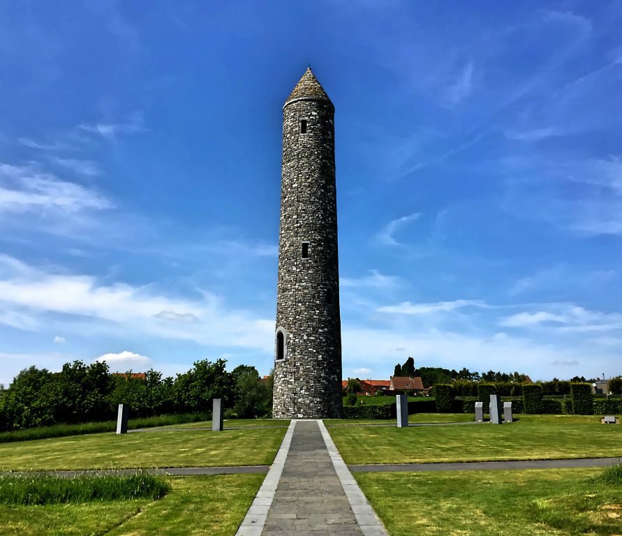 From Lone Tree Cemetery it was only a couple of miles to the Island of Ireland Peace Park. This monument was built to commemorate the efforts of all of the people of Ireland in WWI, regardless of their religious views.