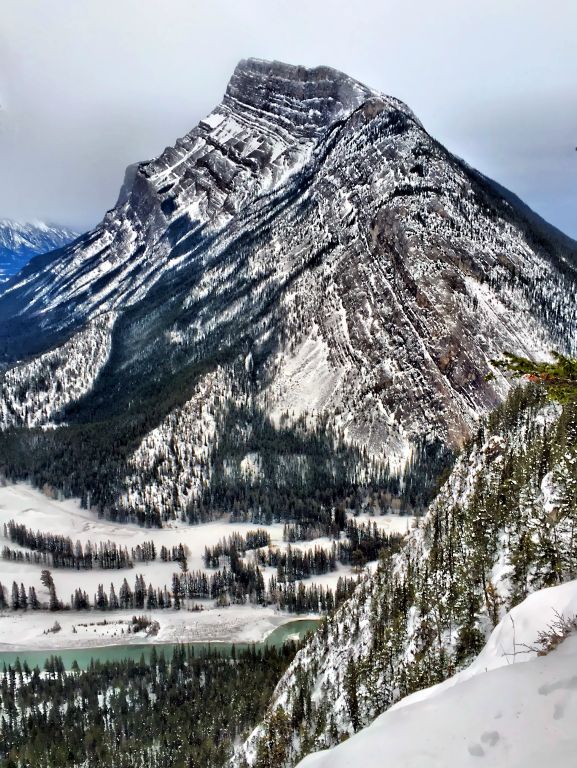 There were excellent views of Mount Rundle.