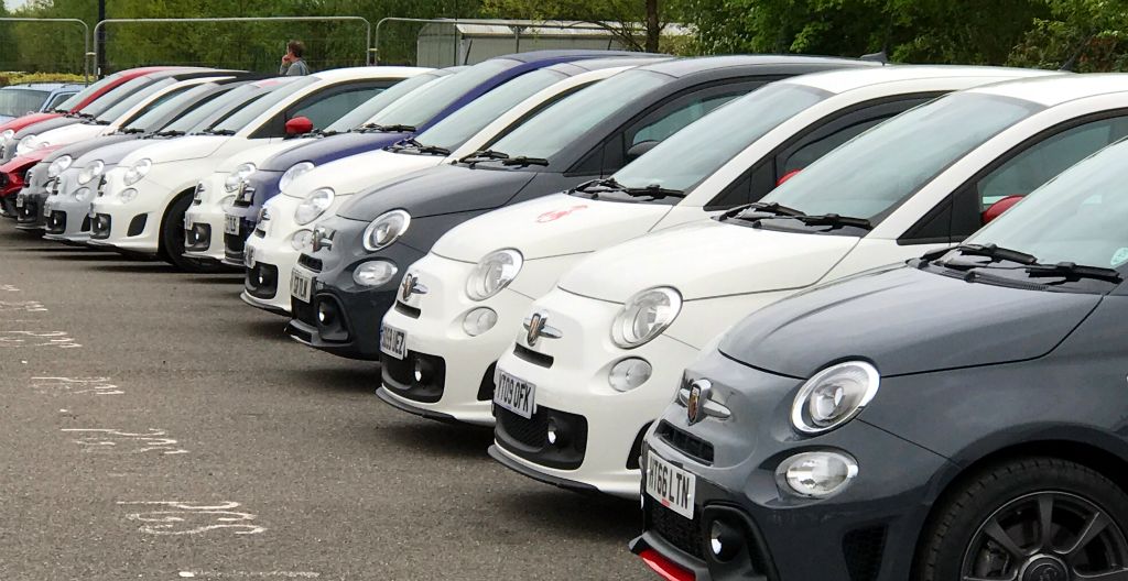 There were also an unbelievable number of Abarth 500s. Literally hundreds. And they were nearly all black or white.