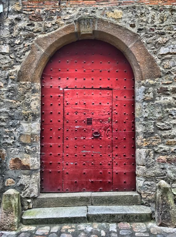 An interesting looking door in the old town.