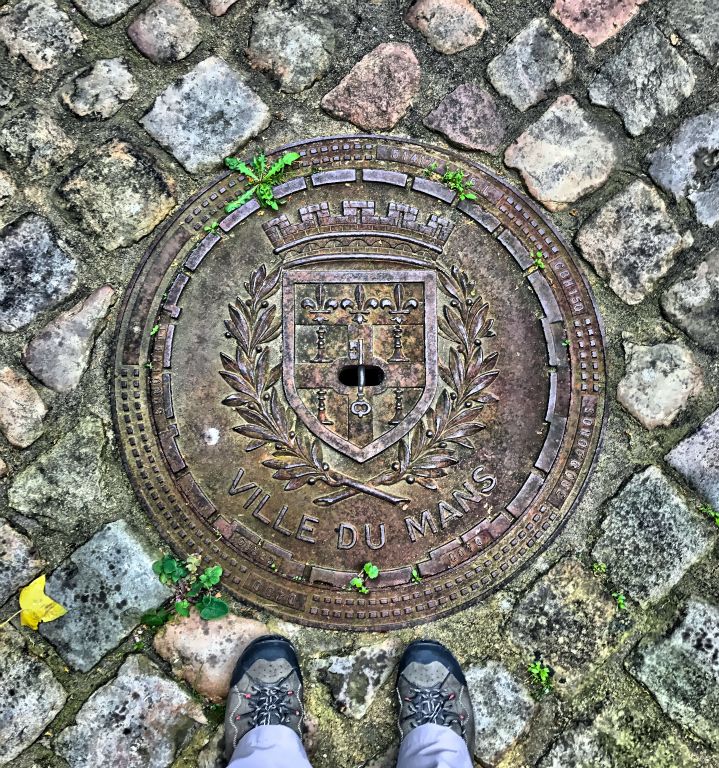 They even have really nice manhole covers. I must admit that Le Mans was a much nicer place than I was expecting (although I did only see the pretty old town bit - the rest might have been completely rubbish).Anyway, it was time to get back in the car and head for the ferry.