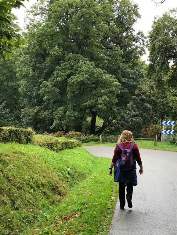 As it was only mid-afternoon and it had stopped raining for a bit, we decided to walk to the nearby village of Plogastel-Saint-Germain.