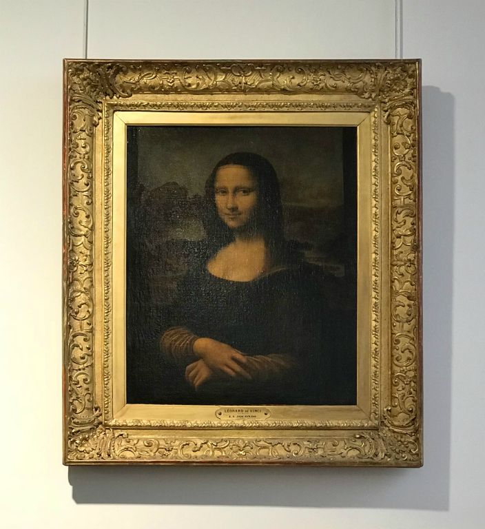 This copy of the Mona Lisa is considered to be one of the "best contemporary reproductions" and "was probably painted in Leonardo da Vinci's studio". So maybe this is the real one and the one in the Louvre is the copy?