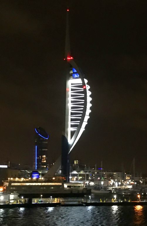 There was a nice view of the Spinnaker Tower as we arrived in Portsmouth, as well as the Navy's new aircraft carrier.Awful drive home with very, very heavy rain almost all the way.841 miles driven this week @ 47.7mpg.
