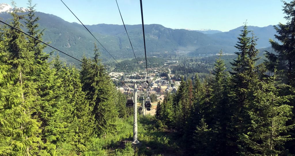 Once in Whistler Village we caught the Whistler Village Gondola to the Roundhouse.