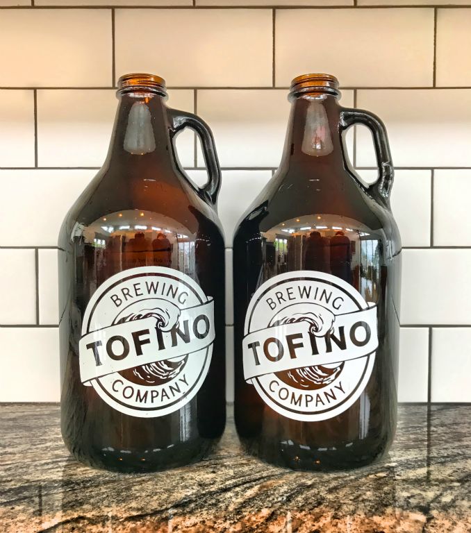 The owners has also considerately provided us with a couple of Tofino Brewing Growlers, should we fancy popping down to Tofino Brewing for a top-up.