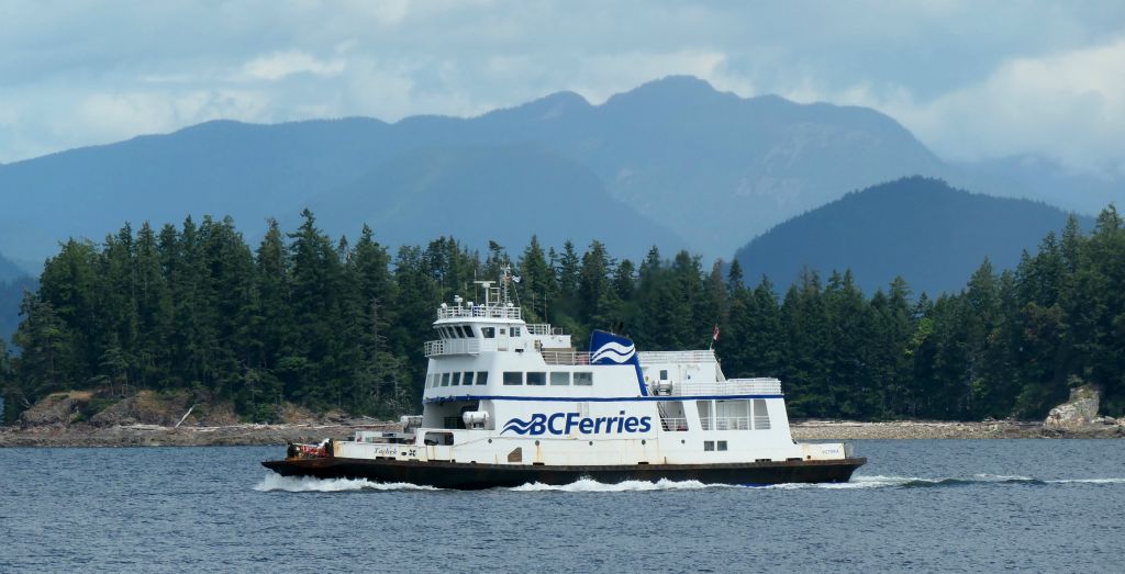 From Quadra Island it is possible to get this ferry even further into the back of beyond, to the even more remote Cortes Island.