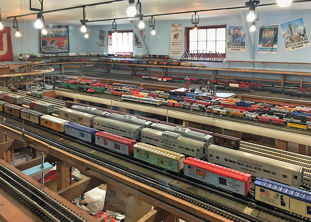 A few years ago someone donated this enormous model trains collection.