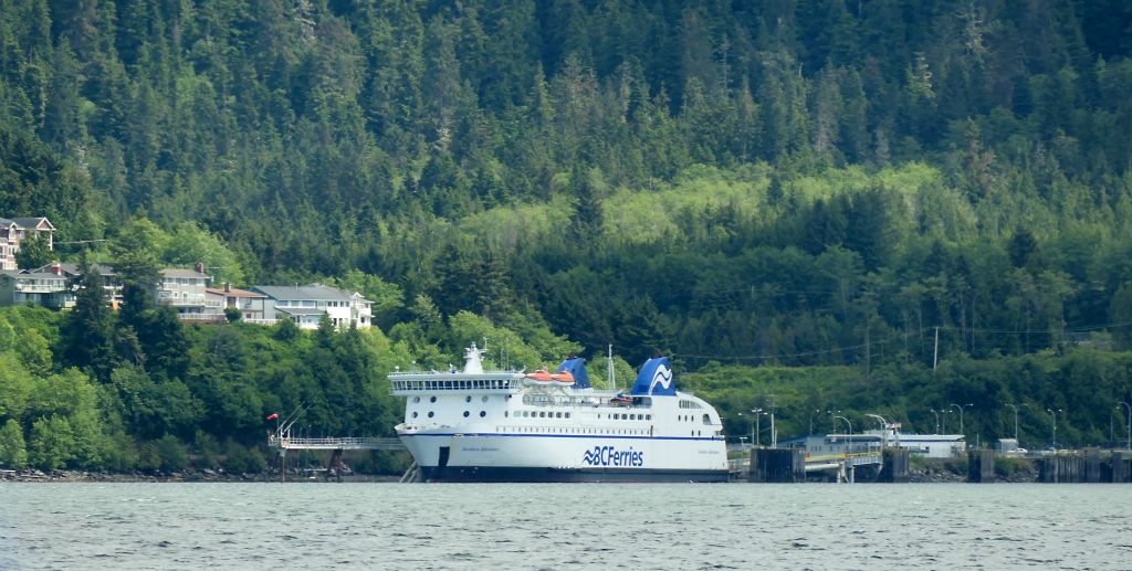 On the way back into Prince Rupert we got a good look at the BC ferry that takes people to the allegedly super posh Haida Gwaii. Unfortunately we didn't have time for that sort of thing.