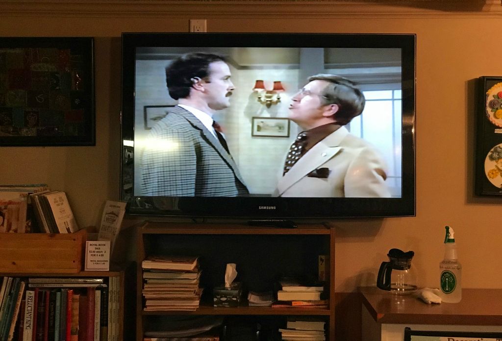 And in another room there's a TV playing Fawlty Towers. I could have sat and watched that all day. What a brilliant, brilliant place. Lovely friendly staff too.