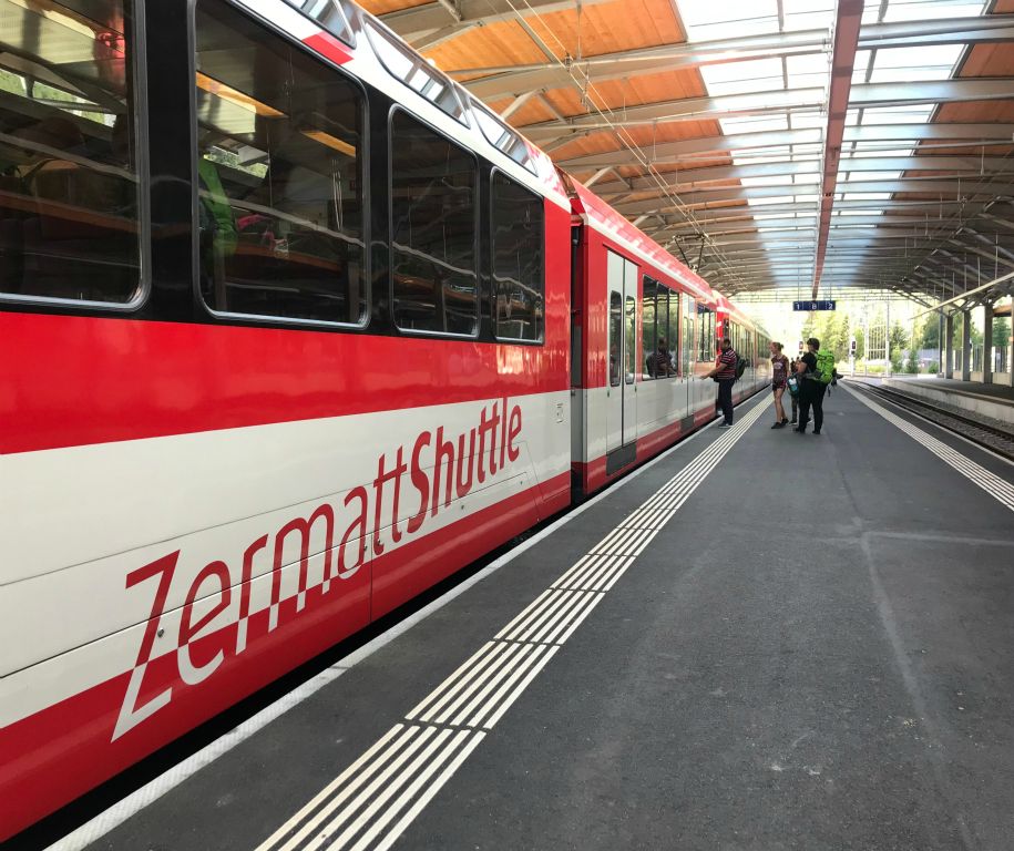 Before long we were at the station and on the train back to Zermatt.