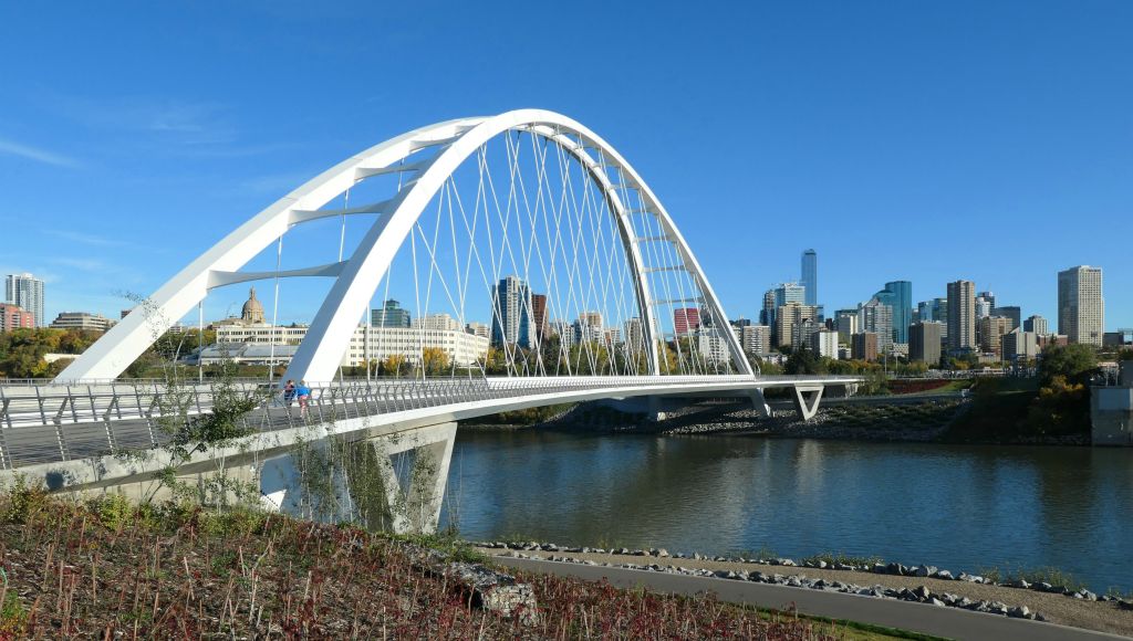 There was also a nice skyline view from the south end of the Walterdale Bridge.
