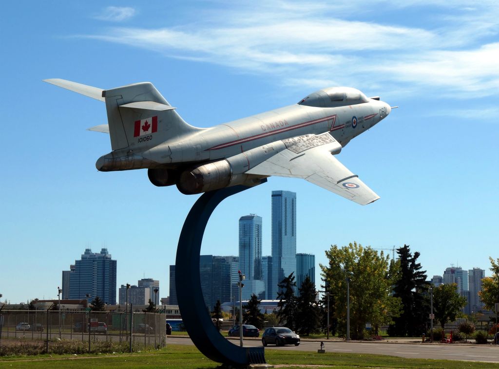 It was a bit of a long walk to the Alberta Aviation Museum so we popped back to the hotel to pick up our car and drove there instead.