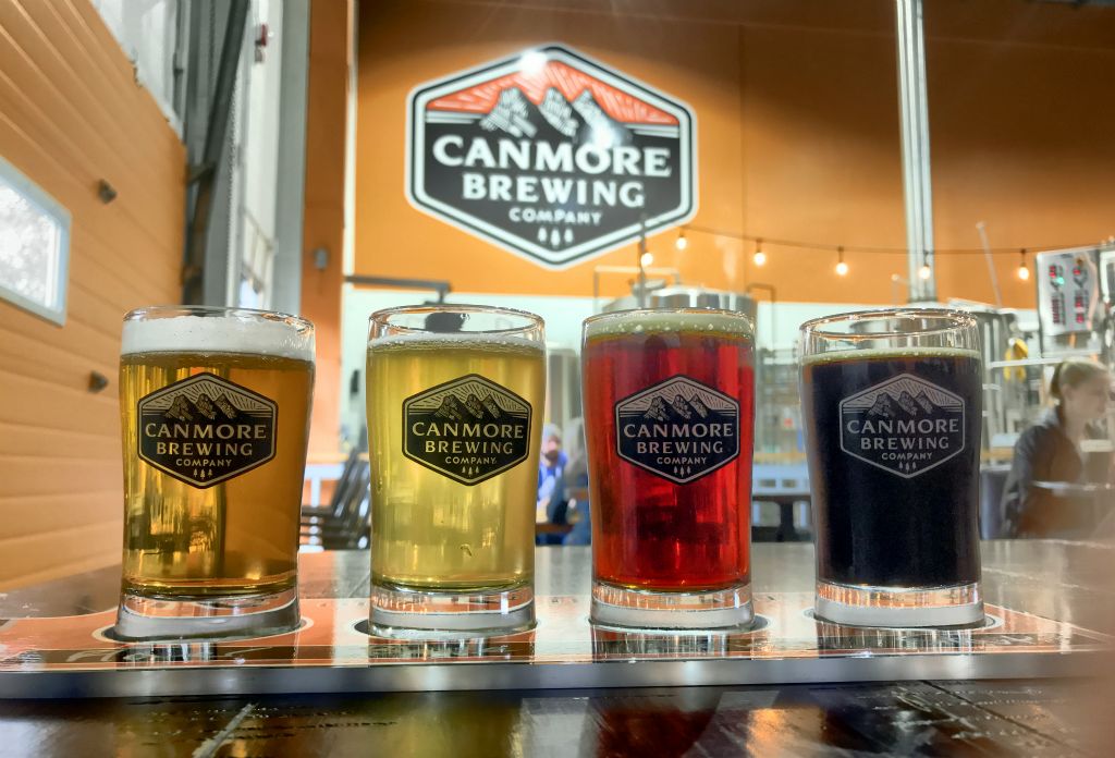 ...Canmore Brewing. Yay! Time for a flight.