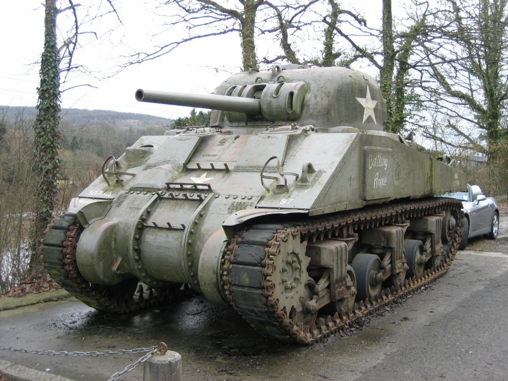 I’m pretty certain this is a Sherman tank...