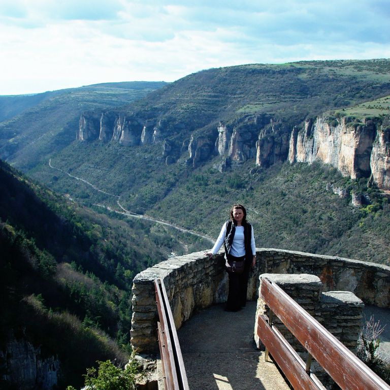 A view of the Gorges de la Nonte from outside the Grotte de Dargilan. And it’s still Monday.