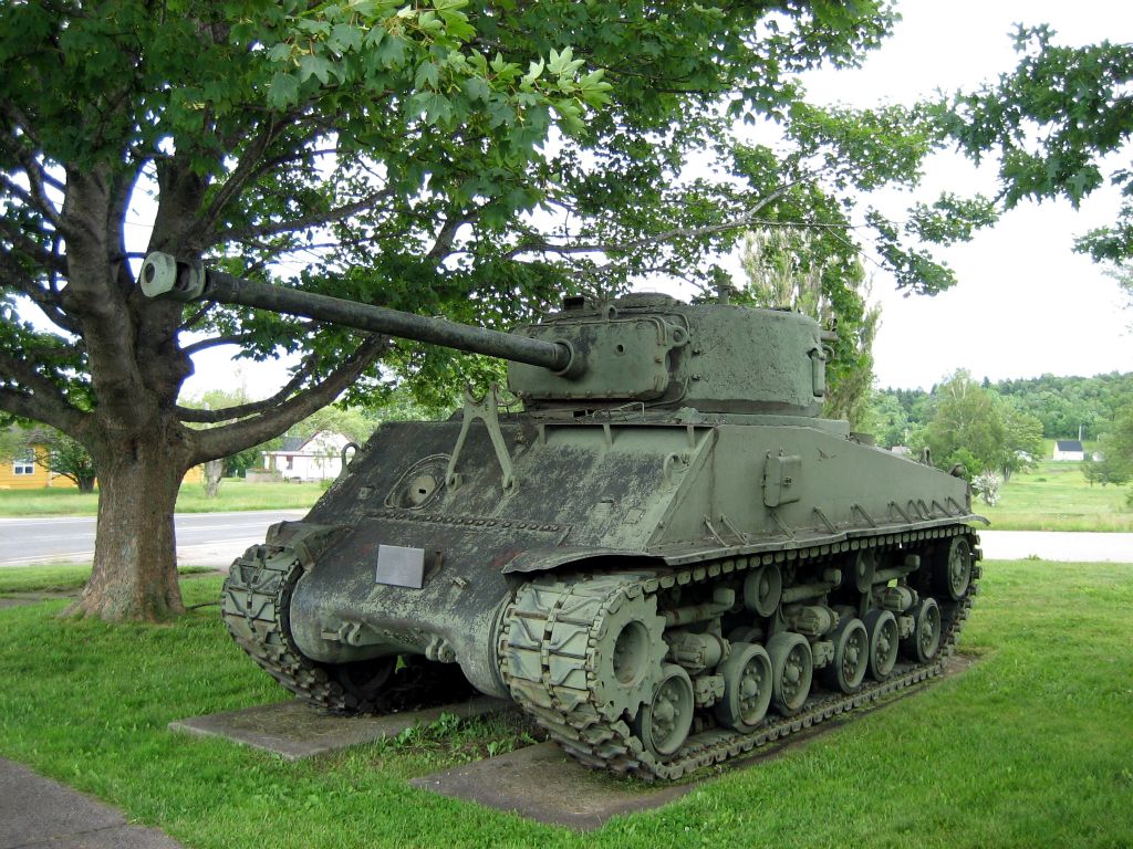 I think there's a law that says you can't drive past a tank without stopping to take a photo.