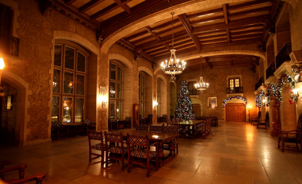 This is one of the function rooms at the Fairmont Banff Springs hotel. The whole, enormous place looks like this.