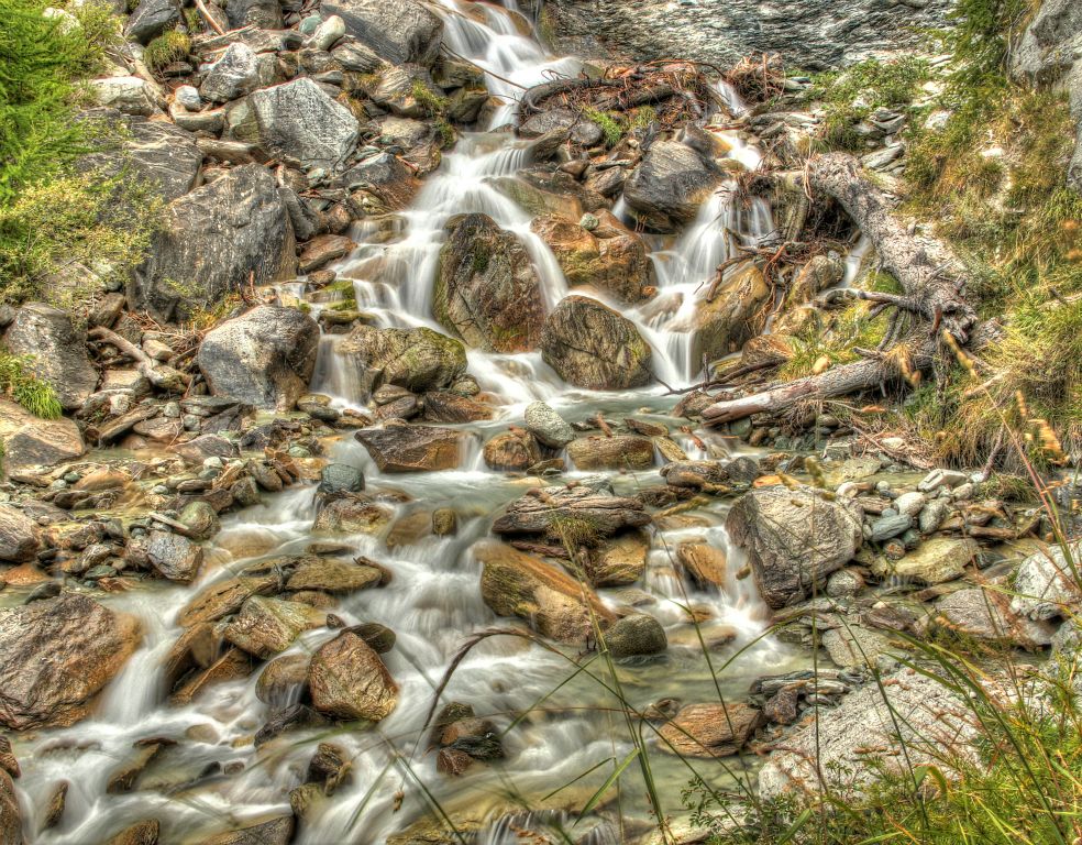 And another. I took a similar photo in this location a couple of years ago, which turned out better than I expected and I wanted to see if it was just a fluke. But I’m pretty pleased with how these ones have turned out too.For the photographically oriented amongst you, the waterfall photos are HDRs using a shutter speed of around a second. Because the waterfall was in deep shade, a polarizing filter and an aperture of around f/11 at ISO100 was quite sufficient to get a slow enough shutter speed to blur the water nicely.