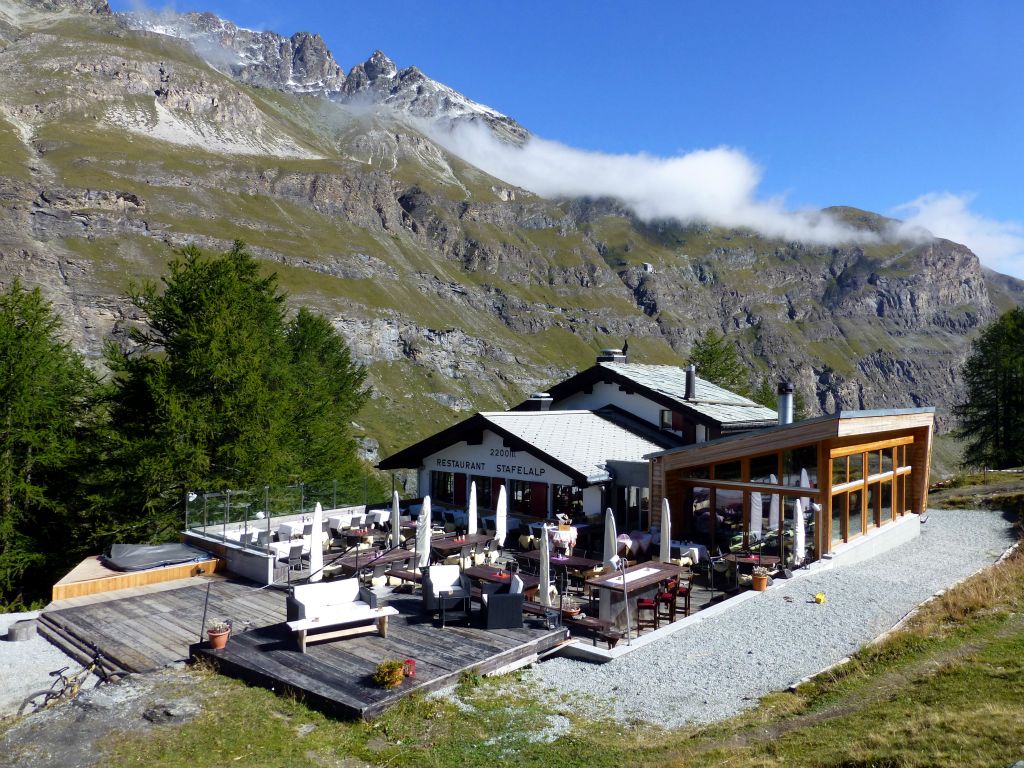 And here’s a photo of the restaurant at Stafelalp. It had recently been refurbished and extended and it’s a really nice place to visit for lunch. Unfortunately it was still only mid-morning when I passed by, so it hadn’t opened for the day yet.