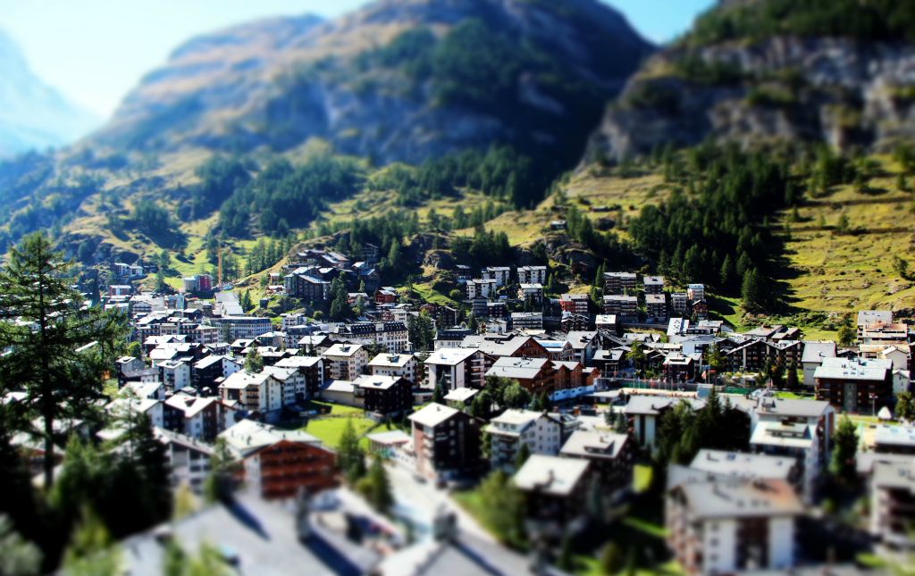 The slightly elevated view across town also offered one of the best opportunities of the week to do one of those “miniature” photos that Judith enjoys so much.
