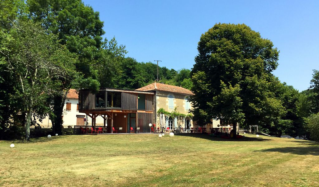 Here is Le Moulin de la Tardoire, where we had a magnificent lunch. Usually people would be sitting outside for lunch, but not on this day as it was still far too hot for that sort of thing.