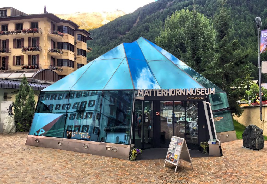 Having re-familiarised ourselves with our fabulous hotel, we went our for a walk. We decided to visit the Matterhorn Museum, as we'd never been in there despite this being our eighth visit to Zermatt,