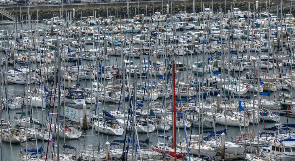 Cherbourg marina.