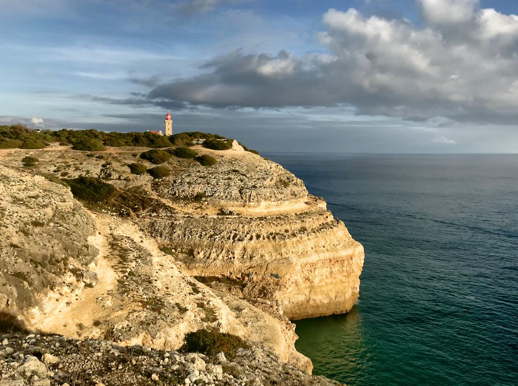 The cliffs along this section of coast are spectacular.