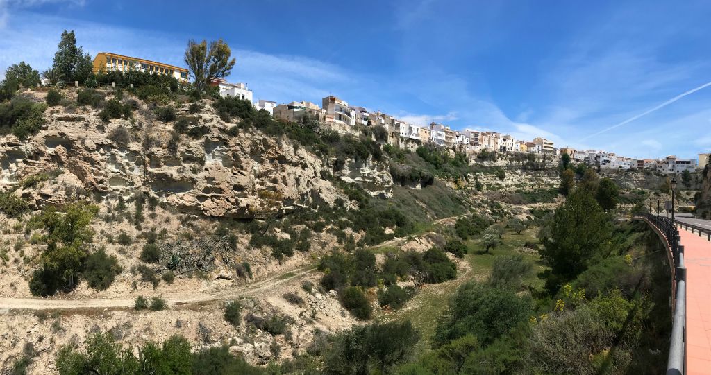 We passed the impressive looking town of Sorbas, which was perched on a sort of cliff thing.