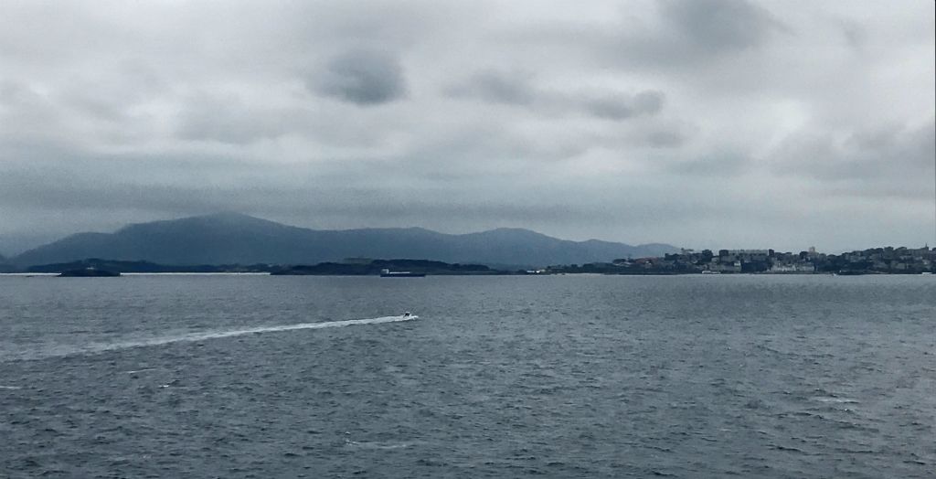 Approaching Santander.