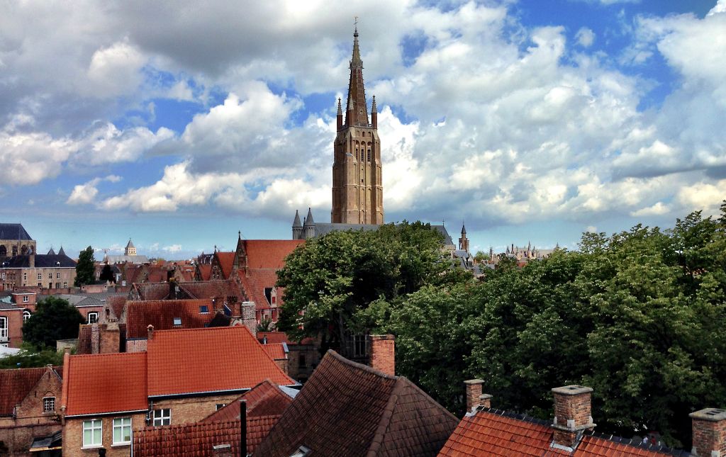 The brewery tour takes you up to their roof, which offers the second best views across Brugge (the best being the ones from the Belfry in the main square). It would almost be worth the EUR7.50 cost of the tour just to come up here and look at the view. The fact that you get a whole tour as well and a complimentary Zot beer at the end is just a bonus.